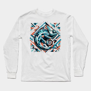 Abstract Animal Chameleon 3 Long Sleeve T-Shirt